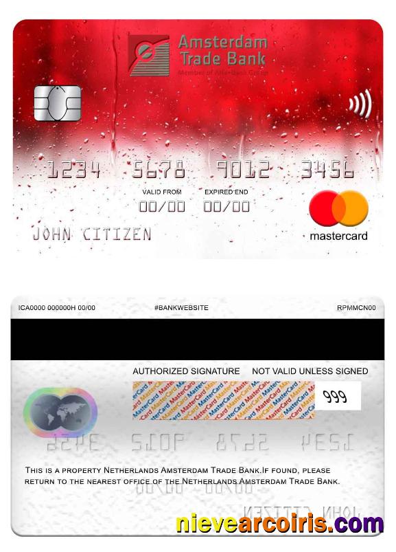 Netherlands Amsterdam Trade Bank mastercard